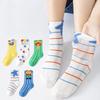 Girls' Sock Summer Thin Cotton Socks For Children Mesh Breathable Girls And Boys Cartoon Lace Mid-tube Sock Baby Princess Socks Kids