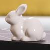 Mini Ceramic Bunny Ornament Moss Landscape Garden Decoration for Children Girls Boys Party Gift