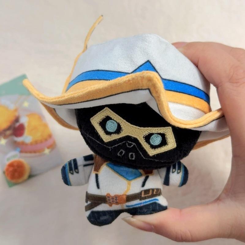 New Game Valorant Plush Cypher Clove Adorable Neon Iso Skye Reyna Gekko Viper Sage Jett Omen Yoru Plushie 10cm Pendant Doll Gift