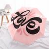 1pc Love Heart Automatic Opening/Closing Umbrella with Operation & Windproof Canopy - Folding Design, Holiday Gift Yy260225191