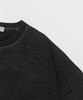 CARGOBROS FOR WOMAN Pigment Ribbed Oversized Long Sleeve T-Shirt (Charcoal)