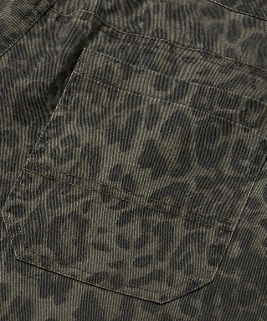 BROWNBREATH Tag Leopard Bermuda-Shorts - Schwarz