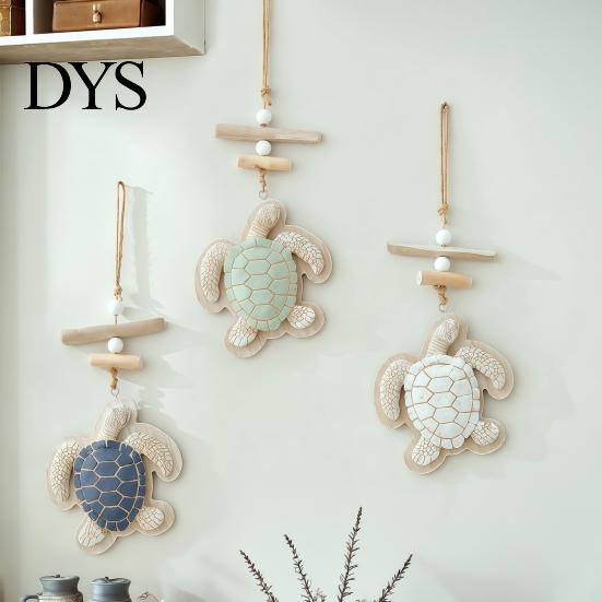 Beach Themed Home Decor Lighted Wooden Sea Turtle Wall Decor, Beachy with Warm LEDs, Decorative Sign Luminous Coastal Nautical Hanging for Balcony