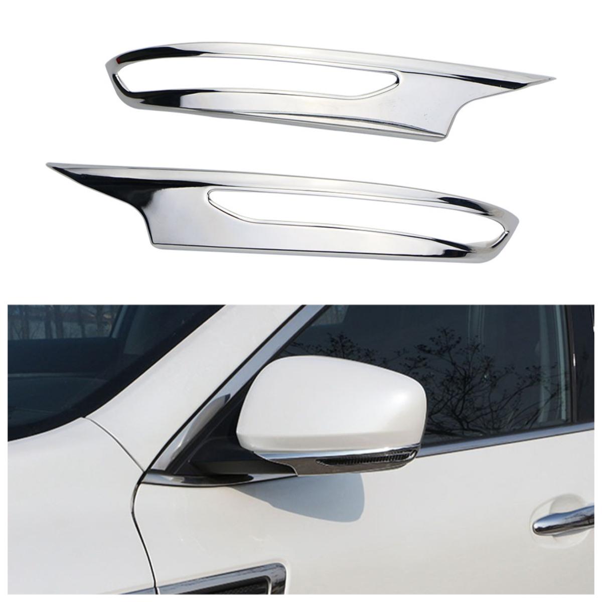 

2 шт. ABS Хром Автомобиль Задний Вид Бровь Боковое Зеркало Крышка Наклейка Отделка Рамка Лампа для Renault Koleos 2017 2018 2019 2020 2021 Акс серебряный