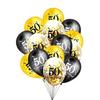 30-80 Old Birthday Background Decor Birthday Banner Hanging Poster Flag 50th 60th 70th Latex Balloon Bunting Garland Anniversary