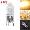 5KS Super Jasná Halogenová Žárovka G9 40w Halogenová G9 110V/220V 2800K Teplá Bílá Vnitřní Čirá Halogenová Lampa G9