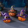 Friendly Resins Halloweens Decoration With Detailed Carveds Pumpkins And Spookys Face Design For Indoor and Outdoor Use