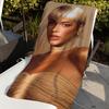 Argentine Singer TINI Beach Towel For Beaches Yoga Studios Gyms Hot Springs Swimming Pools And Picnics
