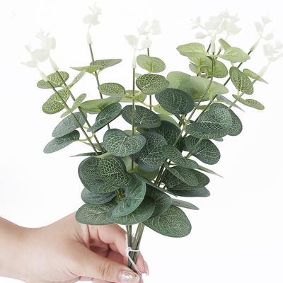 10PCS Simulation of Eucalyptus Leaves Indoor Decorative
