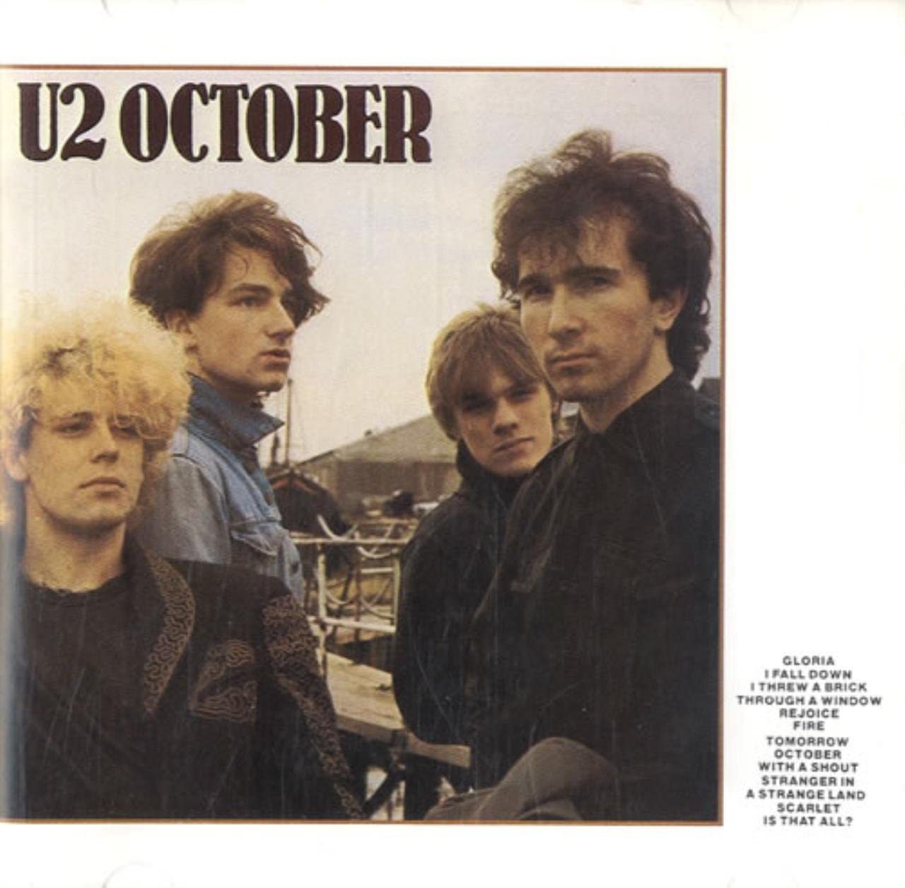 

CD U2 - October - 1-й CID111 Island Records 1986 США Кино и DVD Б/У