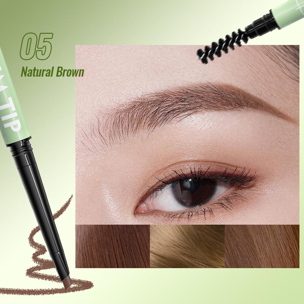 10 Color Ultra Fine Triangle Eyebrow Pencil Precise Brow Definer Long Lasting Waterproof Morandi Cool Brown Eyebow Makeup