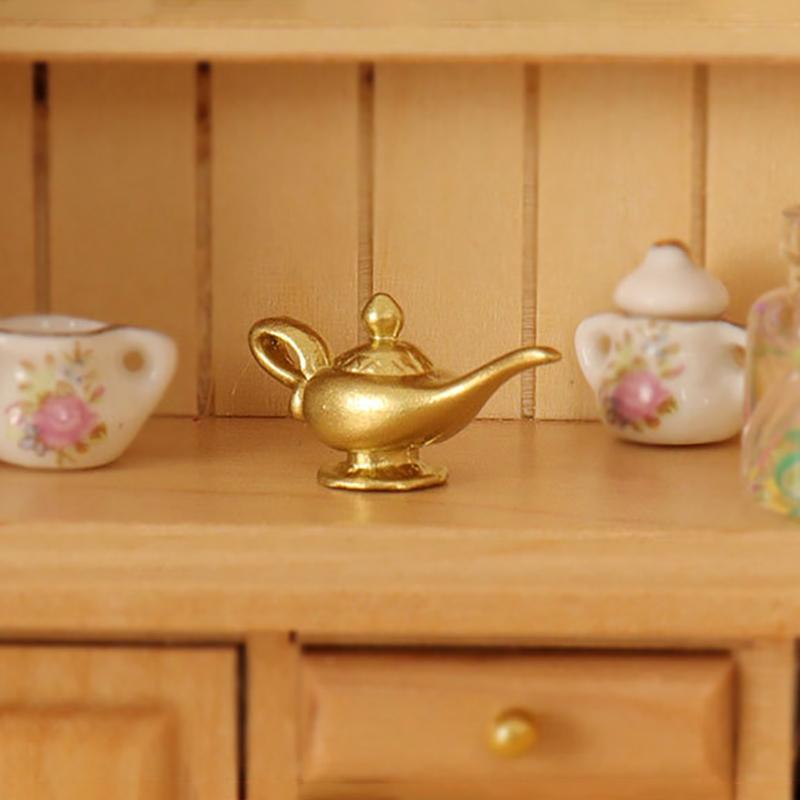 Doll House Simulation Mini Home Scene Small Teapot Model Accessories Model Ornaments
