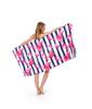 Microfiber Double-sided Velvet Beach Towel, Quick-drying, Non-stick Sand Swimming Beach Towel