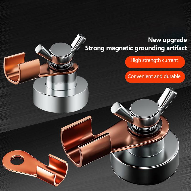 Magnetisk sveising jordingsklemme Praktisk metallbearbeiding sveising jordklemmeverktøy holder tett for metalloverflater for sveisere