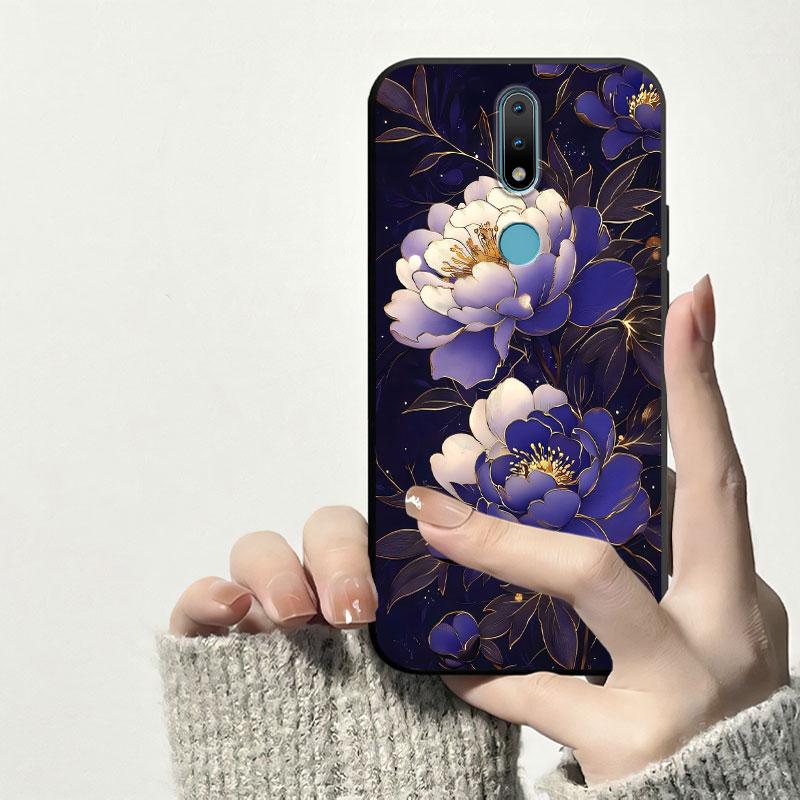 Защитный чехол для Nokia 2.4 1.4 3.4 5.3 5.4 6.2, противоударный, из мягкого силикона, для Nokia 7.2 6.3 8.3 5G, задняя крышка, чехол из ТПУ Nokia 3.4 blue
