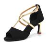 Women Latin Dance Shoes Ballroom Dancing Shoes Salsa Party Square Shoes 7cm High Heel