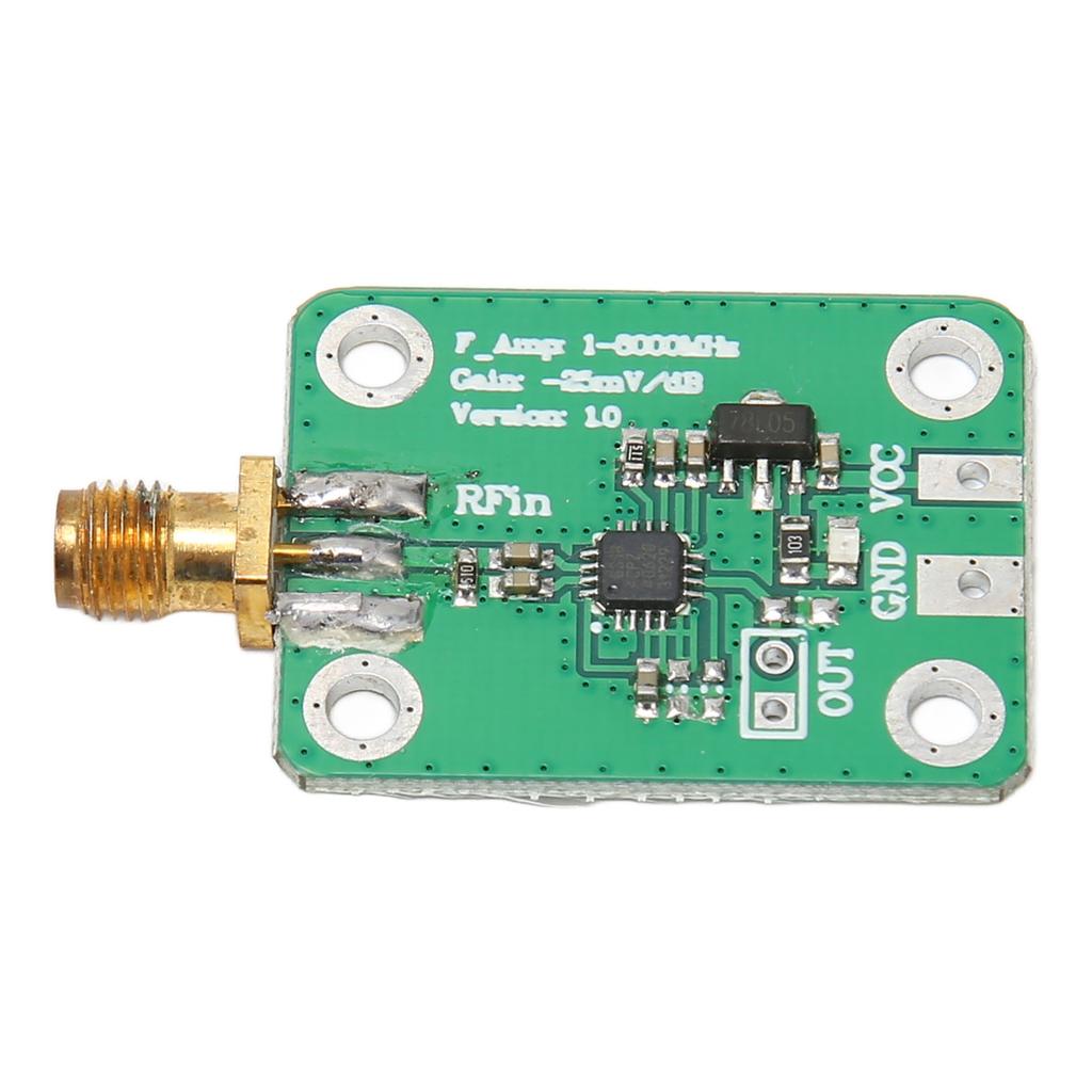 Logarithmic Detector AD8317 Chip 1M to 8000MHz Wide Dynamic Range RF Power Meter for Signal Power Me