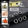 Atibin Stainless Steel Split Swivel Fishing Bluefish Lure Assist Jigging Swivel Snap Mountain Stream 100 Pieces Rings, Fishing, Rings, Fishing, #12,