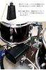 YFFSFDC Kuhglocken-Percussion-Set mit langlebigem Musikinstrument 4-Zoll-Schlägel,