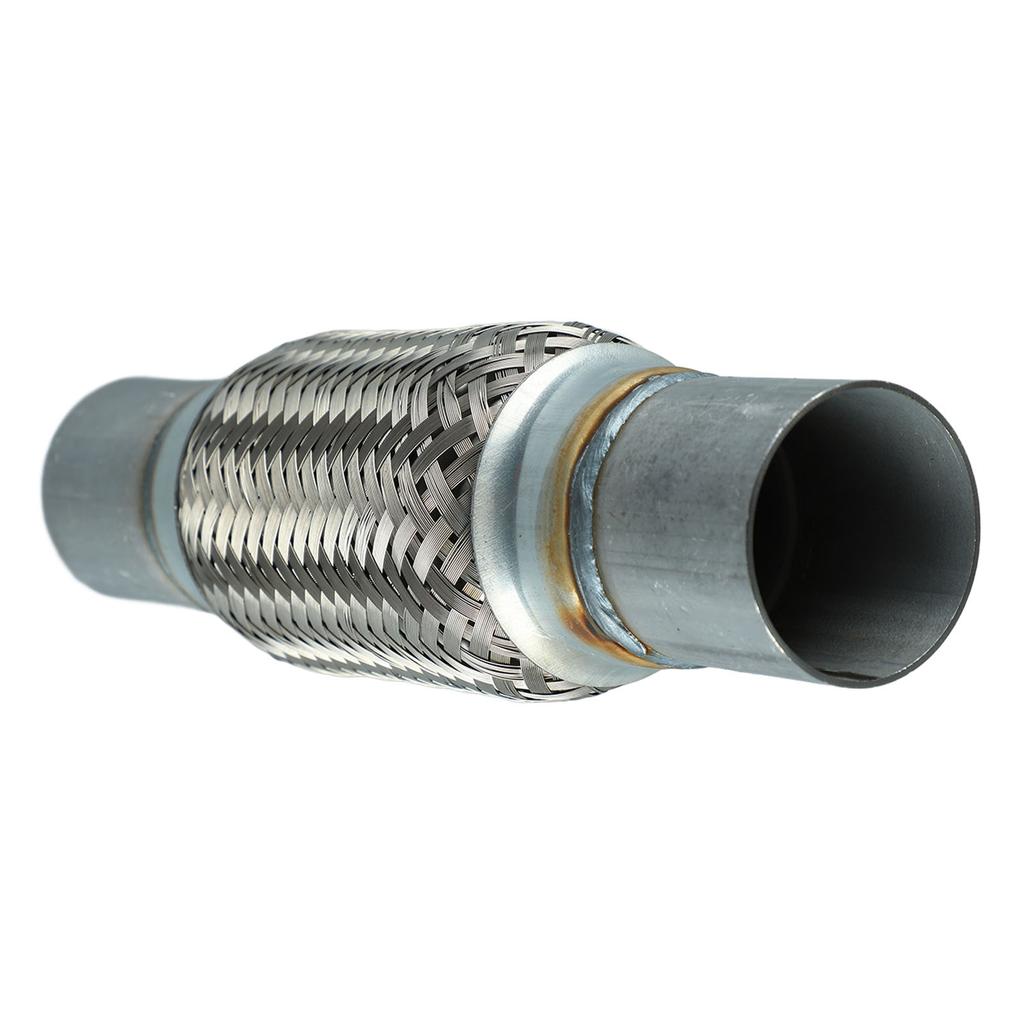 Car Exhaust Pipe Stainless Steel Rust Proof Low Noise Shock Absorption Tough Muffler Universal for Vehicle