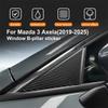 Für Mazda 3/Axela 2019 2020 2025 2025 2025 2025 2025 B C Säulen Aufkleber Kohlefaser Muster Glänzend Schwarz Schutz Zubehör
