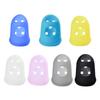 Silicone Guitar Finger Guard Fingertip Protector Fingertip for Protection Cover Cap for Stringed Instruments, Embroidery