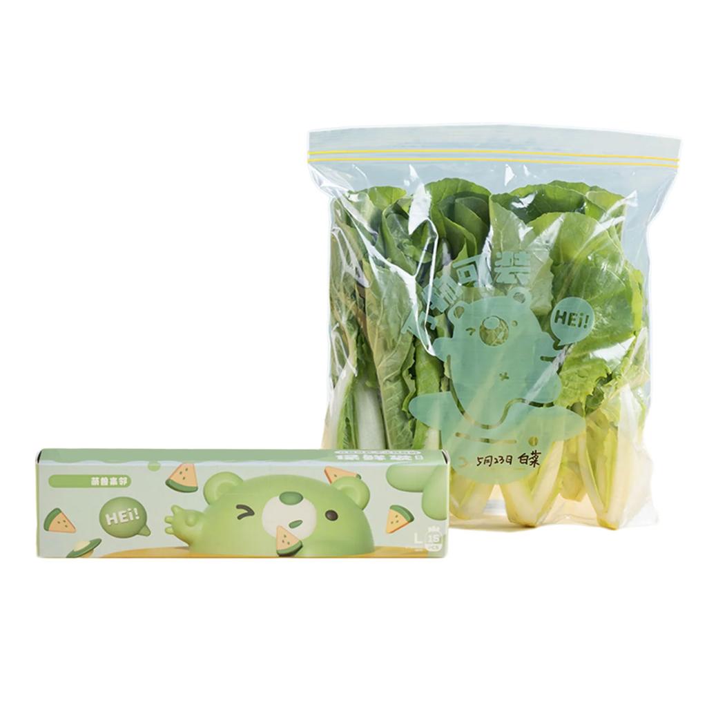 Household Food Storage Bags High Seal Designs Keeps Food Freshing Prevents Odor Spread Materials Sturdy and Reusable