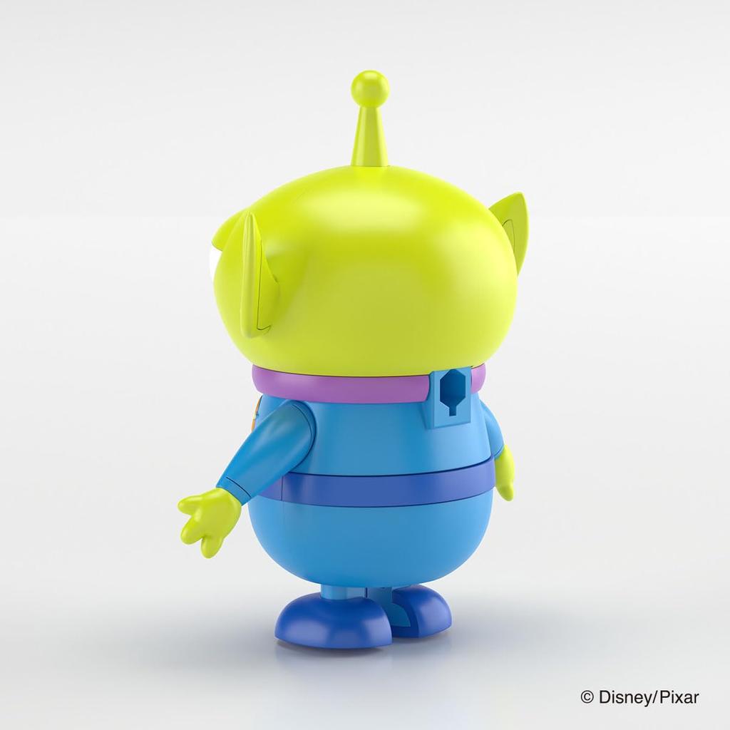 Aoshima Bunka Kyozai Rakupla Tocotoko No. DP-06 Toy Story Alien Open Car Pre-Colored Plastic Model