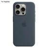 Coque de Protection en Silicone Liquide pour iPhone 15 Pro Max avec Chargement MagSafe et Design Popover à Induction -YT4_lhh
