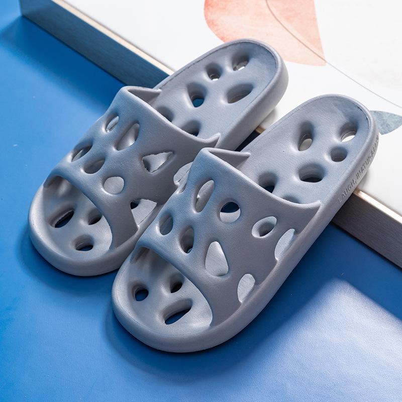 

Cross-Border Breathable Non-Slip EVA Shower Slippers for Men & Women - Indoor Comfort with Odor-Proof Design 42-43 сірий колір