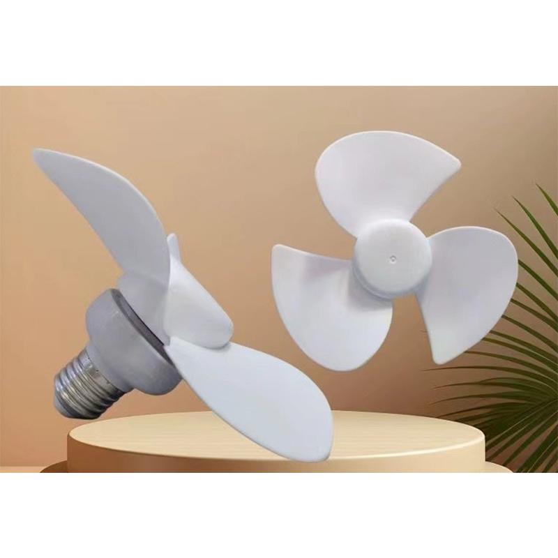 E27 Screw Mouth Fan Light 60W Intelligent Remote Control Living Room, Bedroom, Dining Room, Bathroom Ceiling Fan Light