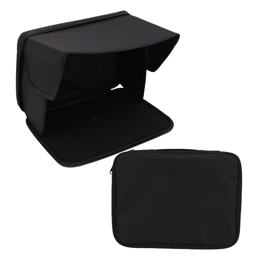 12 14 Inch Laptop Sunshade Privacy Cover Foldable Portable Oxford Fabric Laptop Sun Protector Screen Cover Carrier Bag