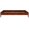 Raised Garden Bed 100 X 100 X 18.5 Cm Corten Steel