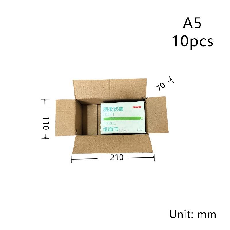 10Pcs Folding Corrugated Paper Box Mailing Shipping Gift Box Cardboard For Business Shipping Express Packaging Boxes