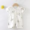 Tuta Jumpsuit Romper in Cotone Jacquard per Bebè 2025, 0-1 Anno, Body Sottile ed Elegante Classe A