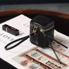 Square Lipstick Storage Bag Leather Cosmetic Bag Makeup Bag Zipper Wallet  Student