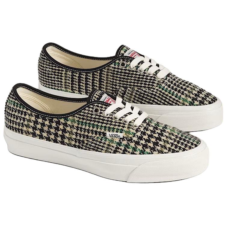 Vans Premium Authentic 'Harris Tweed Pack Black White' Sneakers VN000EBNY28