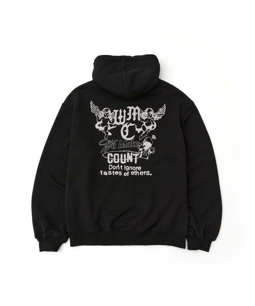 Wmc Angels Zip-Up Hoodie_Black