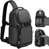 Shockproof Camera Bag Sling 9L 2 Compartments Adjustable Divider Wide Opening Design Top Side Access Water Repellent Suitable for DSLR TRS [TARION] -