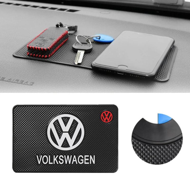 VW GTI GOLF 2026 Chaud Pour VW VOLKSWAGEN Voiture Tapis Antidérapant Tableau de Bord Pad Collant Support Tapis Antidérapant Pour Volkswagen GOLF 5 Polo Gol