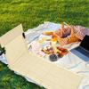 Faltbarer Campingstuhl für den Außenbereich Oxford-Stoff Camping-Bodenstuhl Garten Park Einzelner Faulenzer Stuhl Rückenlehnenpolster Picknick-Rückenstuhl
