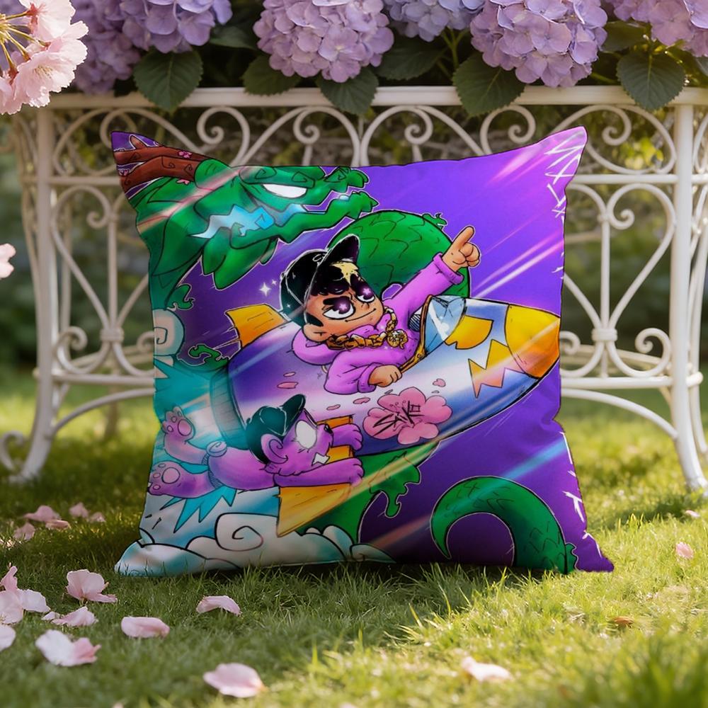 S-Saiko S-Sakura Spanish Cushion Cover Home & Car Dual-Scene Pillow Cover: Reversible for Premium Comfort