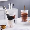 1 Pcs Cute Cat Paws Glass Tiger Paws Mug Office Coffee Mug Breakfast Milk Glass Cup Gift