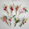 Dried Flower Mini Bouquet Bridal Bridesmaid Wedding Boutonniere Gift Box Decor DIY Material Kit Home Decor