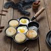 Wutuo 7-Hole Cast Iron Egg & Burger Pan