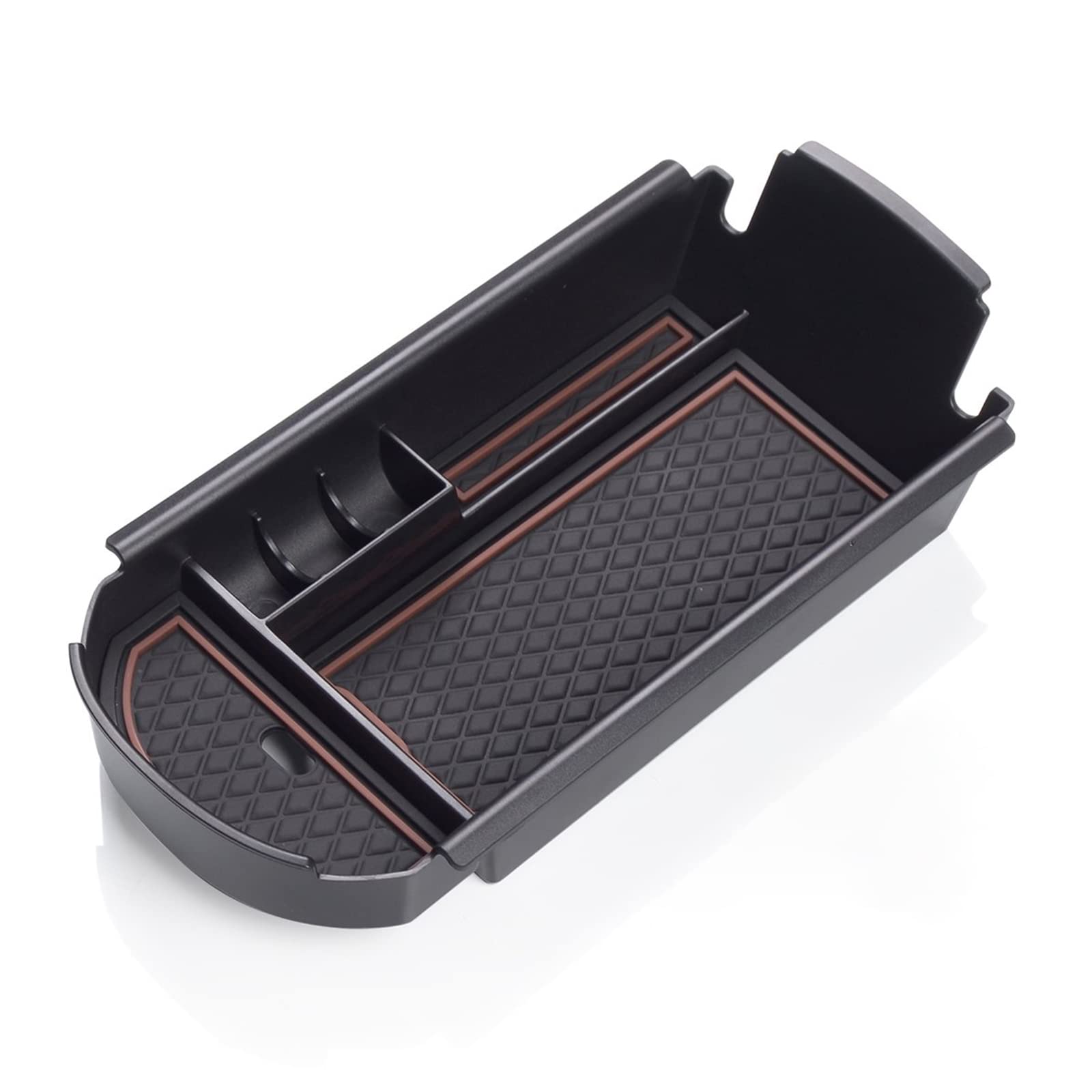 

Поднос на центральную консоль для Toyota Центральный подлокотник ящик для хранения Поднос Синий Оригинальный резиновый коврик в комплекте C-HR [Коричневый]