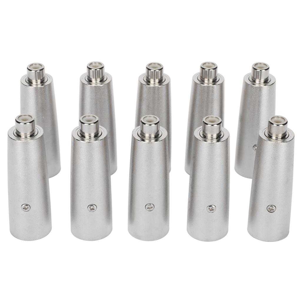 Adapter RCA na XLR Żeński na Męski Redukcja Szumów Metalowy Złączka Mikrofonowa do Wzmacniacza Sprzęt Nagrywający