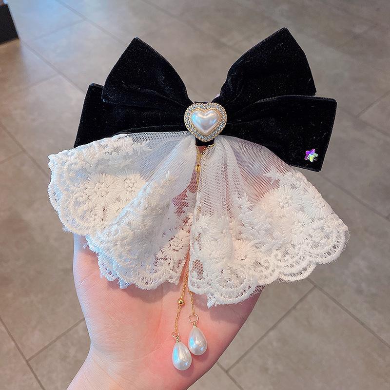 Child's Big Bow Hairpin: Cute Baby Girl's Head Clip for New Year