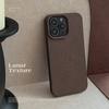 Dark Brown Moon Pit Pattern Apple 16 Mobile Phone Case 14promax Premium 11 Suitable for IPhone 13 Leather Pattern 15 Retro