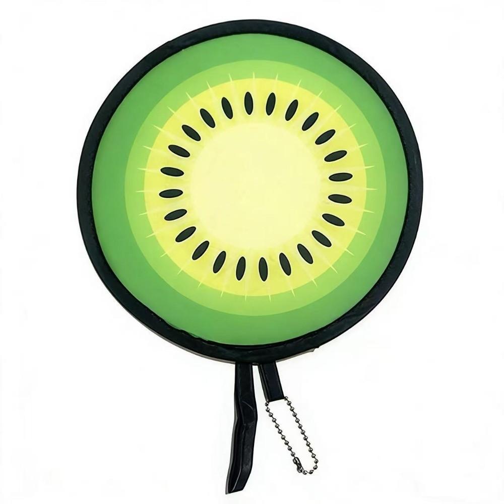 Cartoon Round Foldable Hand Fans Portable Pocket Fans Cute Handheld Folding Fan Summer Events